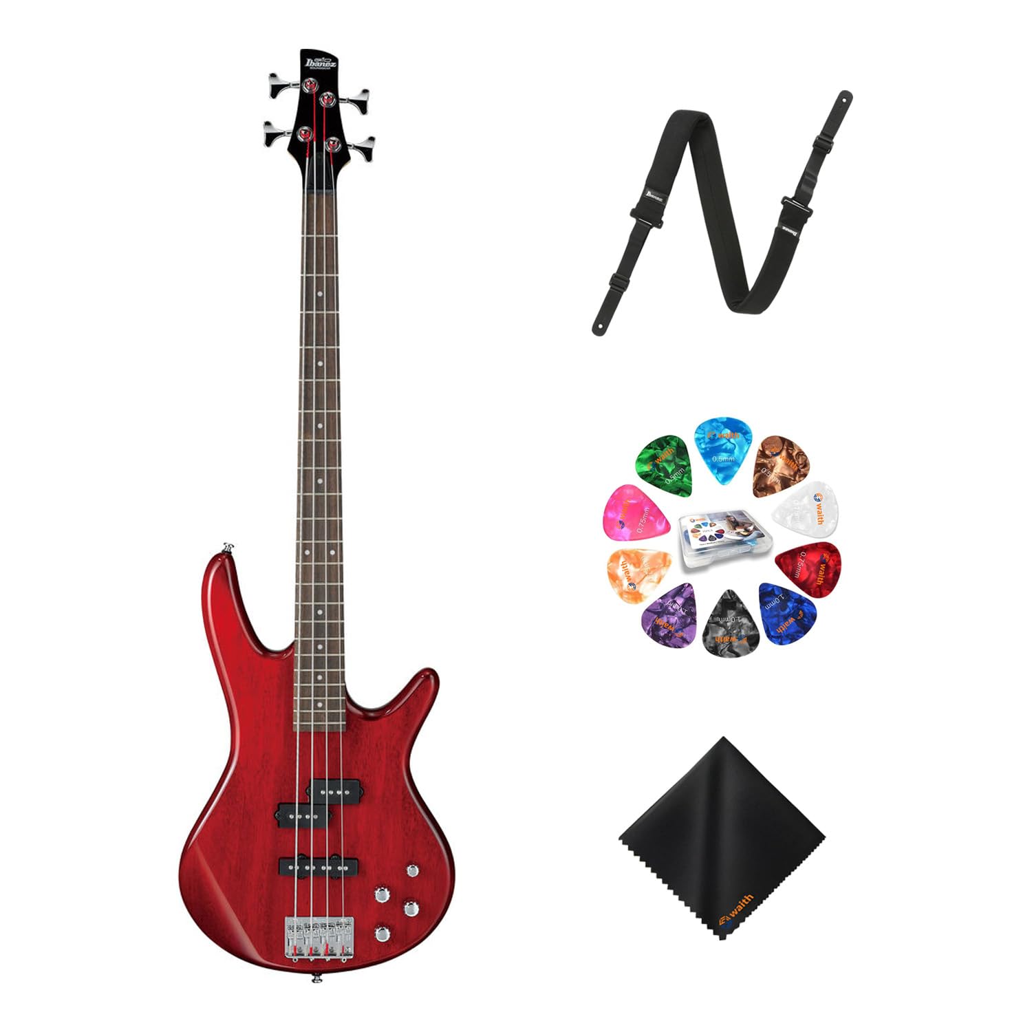 Ibanez ベース GSR200 キャンディドレッド Amazon.com: Ibanez GSR200 4-String Bass Guitar (Transparent Red